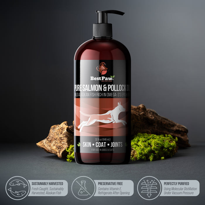 Wild Alaskan Salmon Oil (Transitioning to include Wild Pollock Oil)