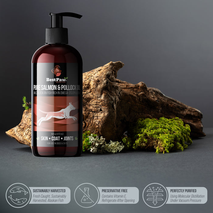 Wild Alaskan Salmon Oil (Transitioning to include Wild Pollock Oil)