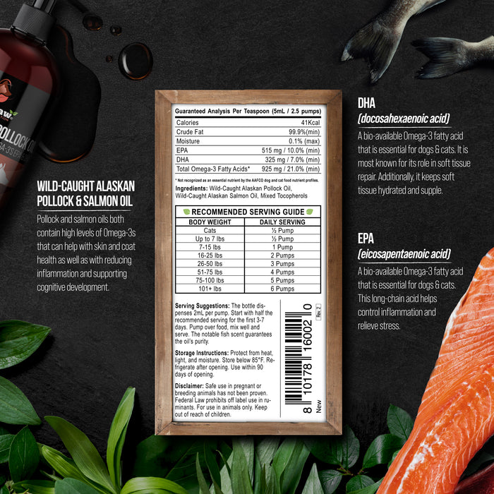 Wild Alaskan Salmon Oil (Transitioning to include Wild Pollock Oil)
