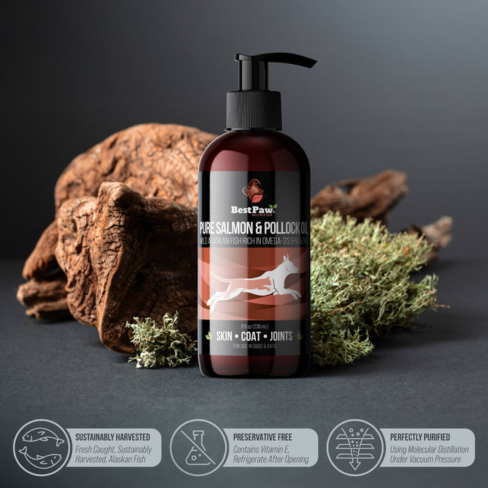 Wild Alaskan Salmon Oil (Transitioning to include Wild Pollock Oil)