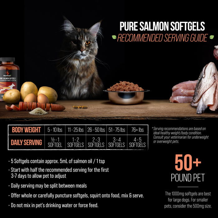 Wild Alaskan Salmon Oil 1000mg Softgels
