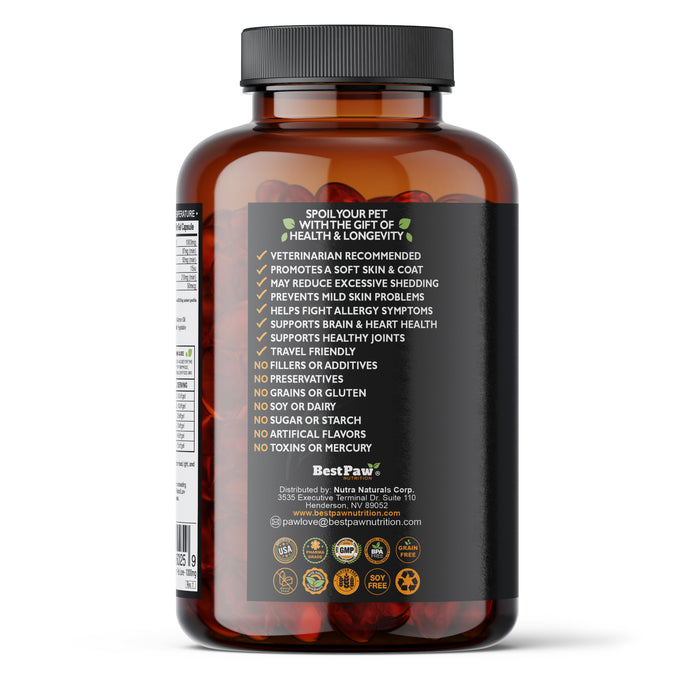 Wild Alaskan Salmon Oil 1000mg Softgels