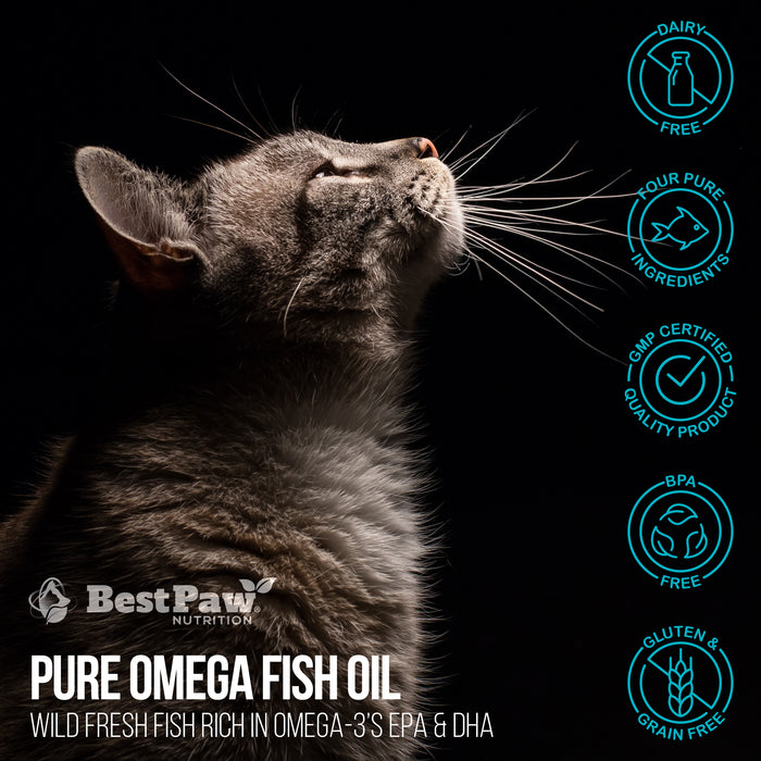 Pure Omega 3 Fish Oil (Blend of Anchovy, Herring, Mackerel & Sardine Oils)