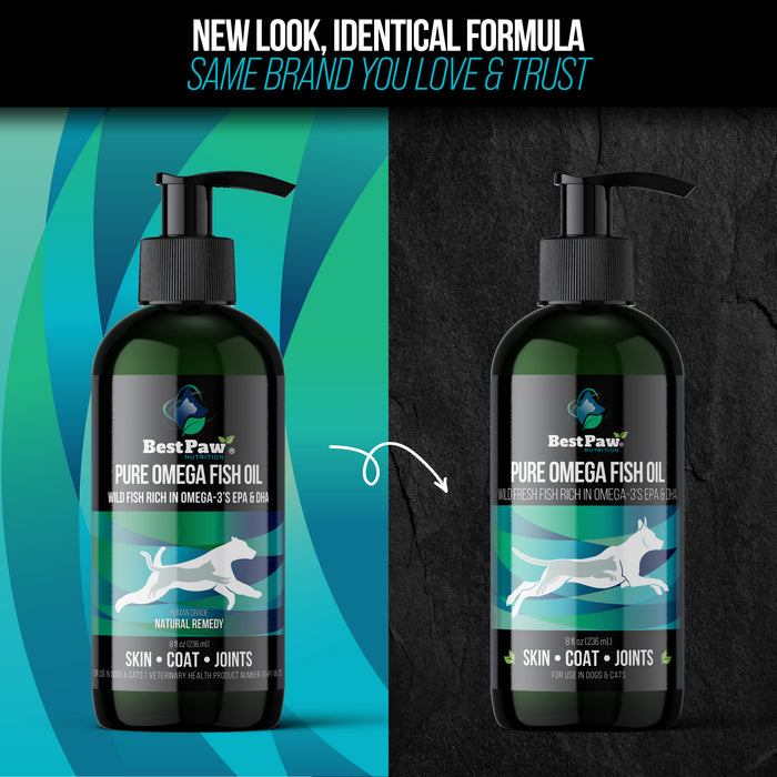 Pure Omega 3 Fish Oil (Blend of Anchovy, Herring, Mackerel & Sardine Oils)