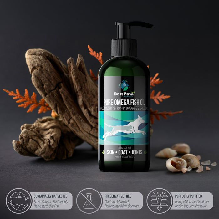 Pure Omega 3 Fish Oil (Blend of Anchovy, Herring, Mackerel & Sardine Oils)