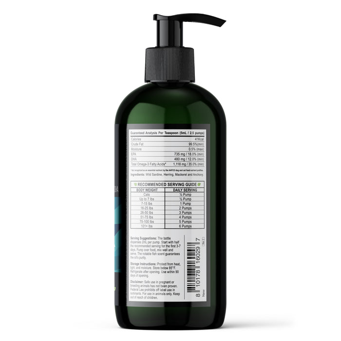 Pure Omega 3 Fish Oil (Blend of Anchovy, Herring, Mackerel & Sardine Oils)