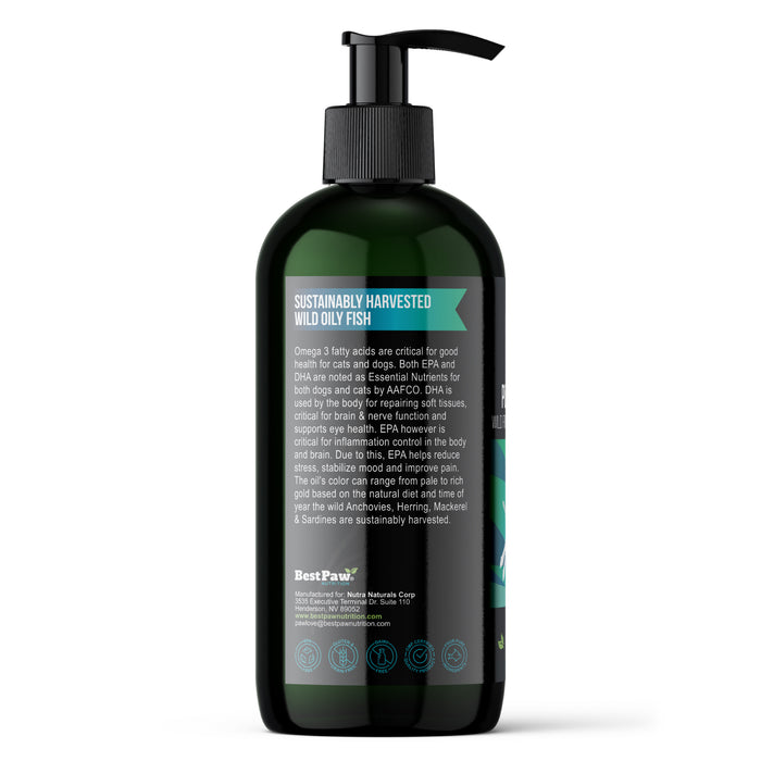 Pure Omega 3 Fish Oil (Blend of Anchovy, Herring, Mackerel & Sardine Oils)