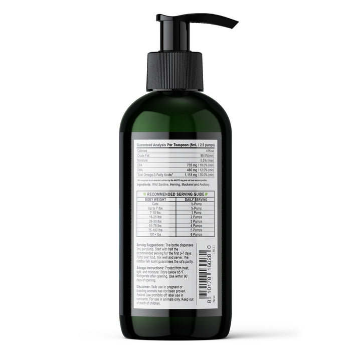 Pure Omega 3 Fish Oil (Blend of Anchovy, Herring, Mackerel & Sardine Oils)