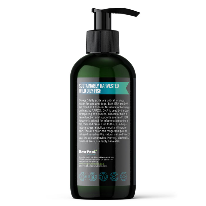 Pure Omega 3 Fish Oil (Blend of Anchovy, Herring, Mackerel & Sardine Oils)