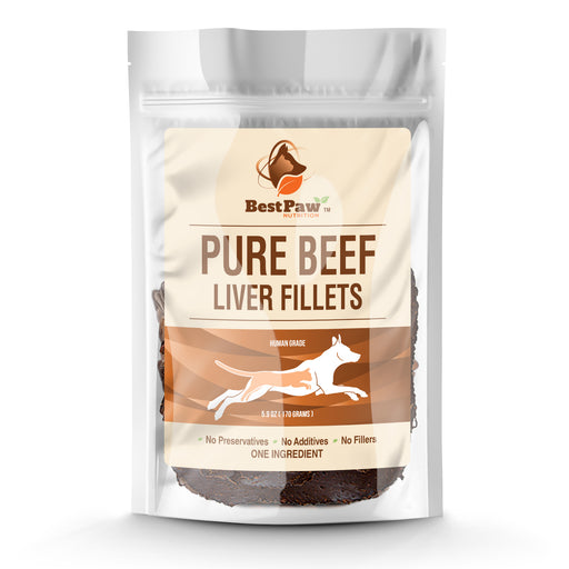Beef Liver Fillet Treats for Dogs & Cats