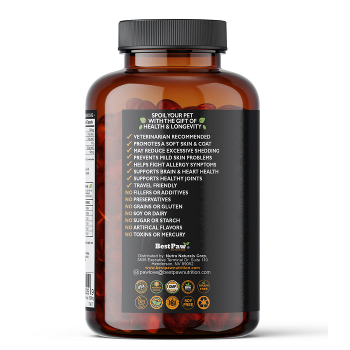 Wild Alaskan Salmon Oil 1000mg Softgels