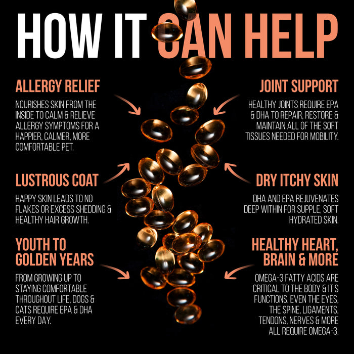 Pure Wild Alaskan Salmon Oil 500mg Softgels