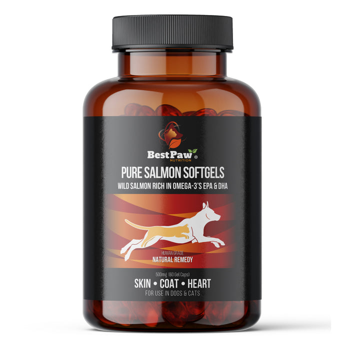 Pure Wild Alaskan Salmon Oil 500mg Softgels