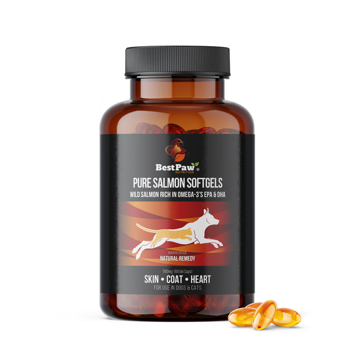 Pure Wild Alaskan Salmon Oil 500mg Softgels