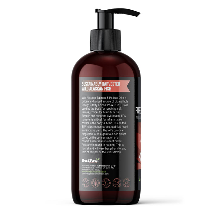 Wild Alaskan Salmon Oil (Transitioning to include Wild Pollock Oil)