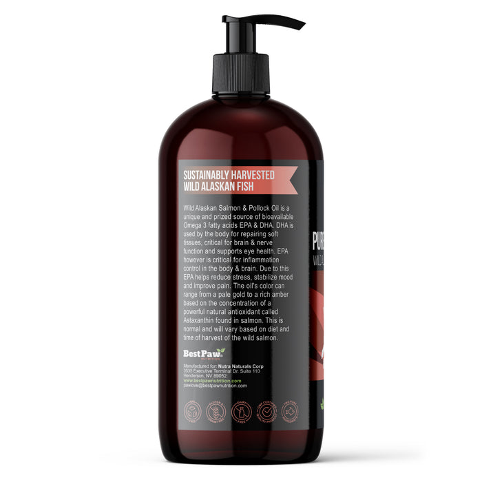 Wild Alaskan Salmon Oil (Transitioning to include Wild Pollock Oil)