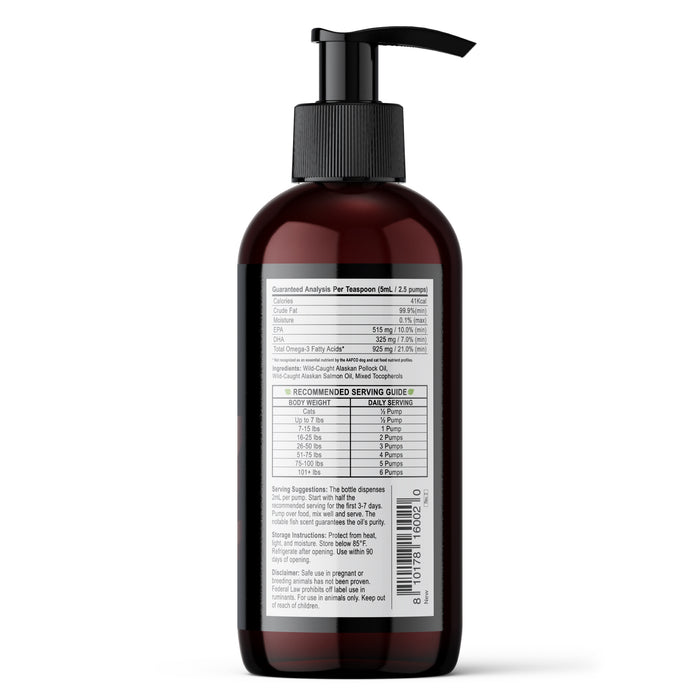 Wild Alaskan Salmon Oil (Transitioning to include Wild Pollock Oil)
