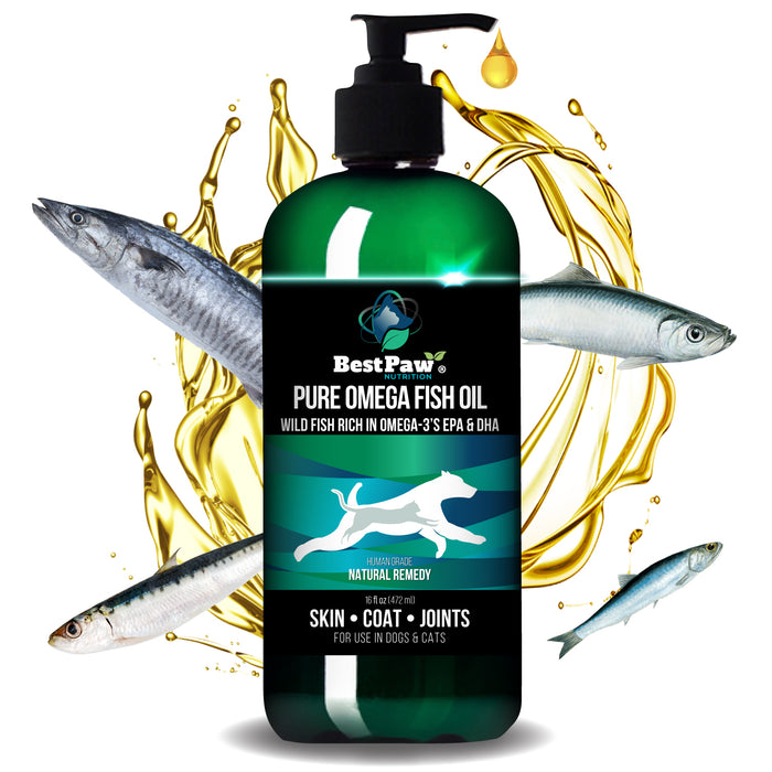 Pure Omega 3 Fish Oil (Blend of Anchovy, Herring, Mackerel & Sardine Oils)