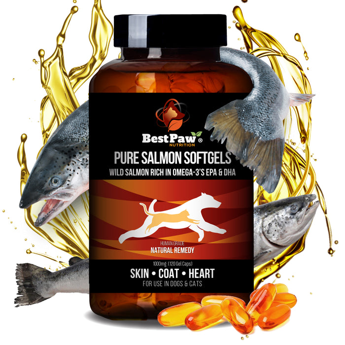 Wild Alaskan Salmon Oil 1000mg Softgels