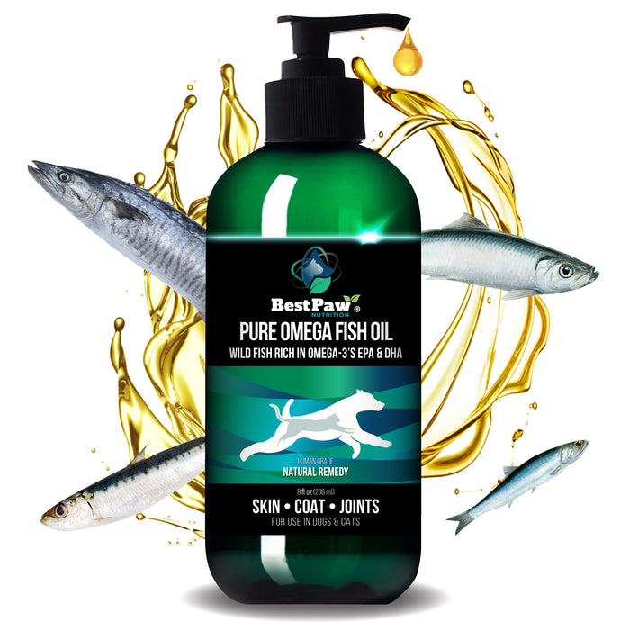 Pure Omega 3 Fish Oil (Blend of Anchovy, Herring, Mackerel & Sardine Oils)