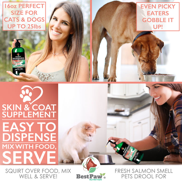 Organic Hemp + Wild Alaskan Salmon Oil