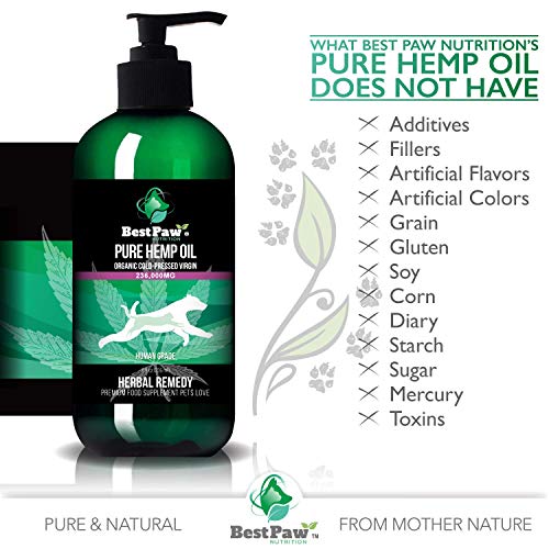 Pure Cold-Pressed Organic Virgin Hemp Oil